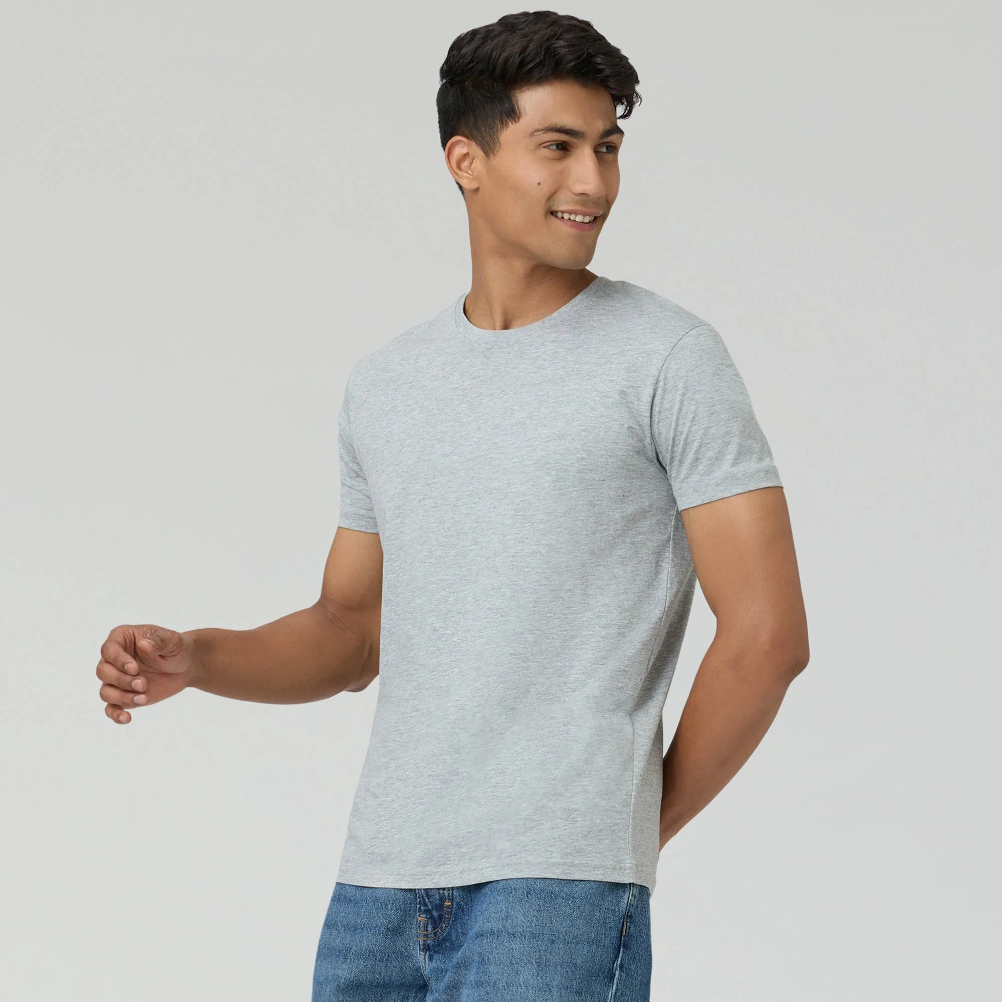 Pace Combed Cotton T-shirts Frost Grey