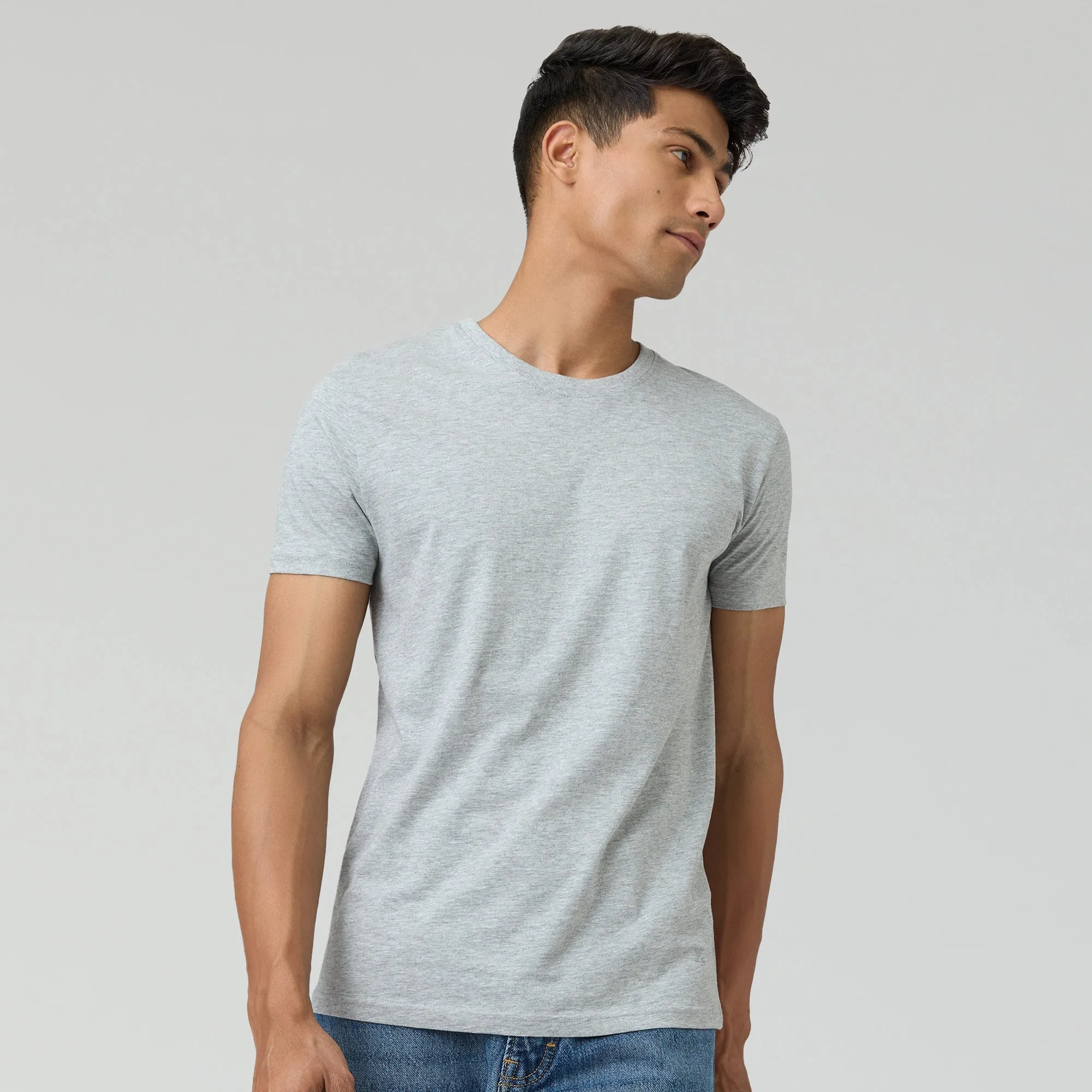 Pace Combed Cotton T-shirts Frost Grey