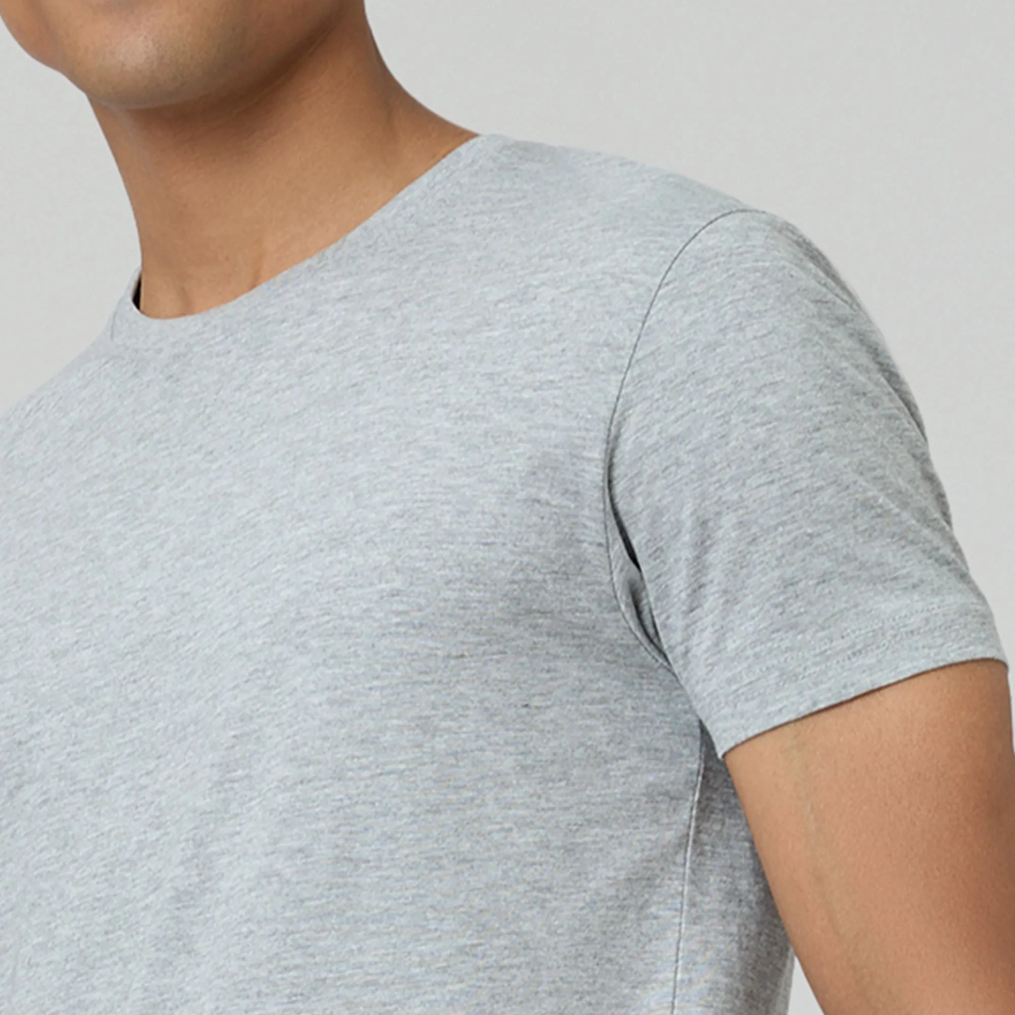 Pace Combed Cotton T-shirts Frost Grey