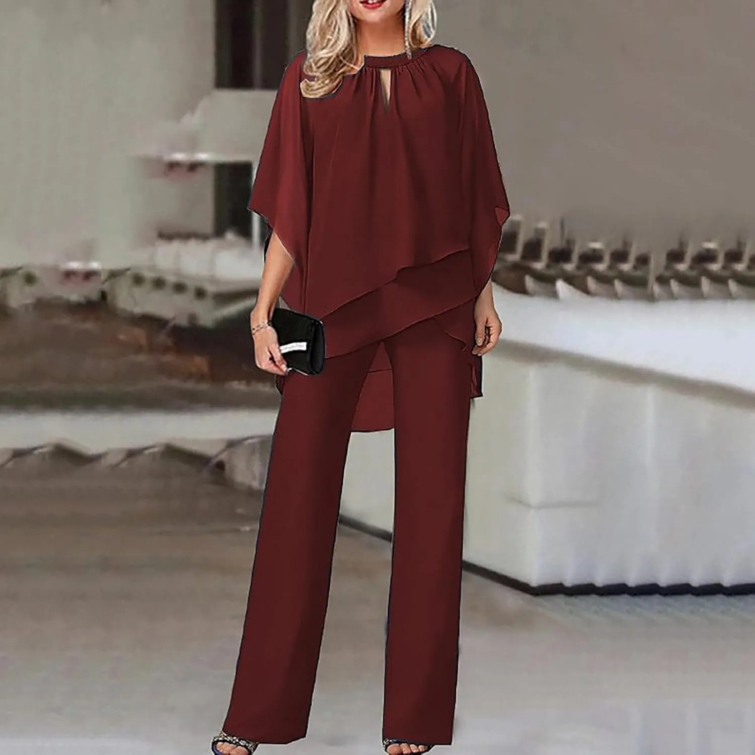 Pants Suits for Women Dressy Sexy 2023 Trendy Blazer and Pants Set Business Wedding Pant Suits Formal 2 Piece Outfits