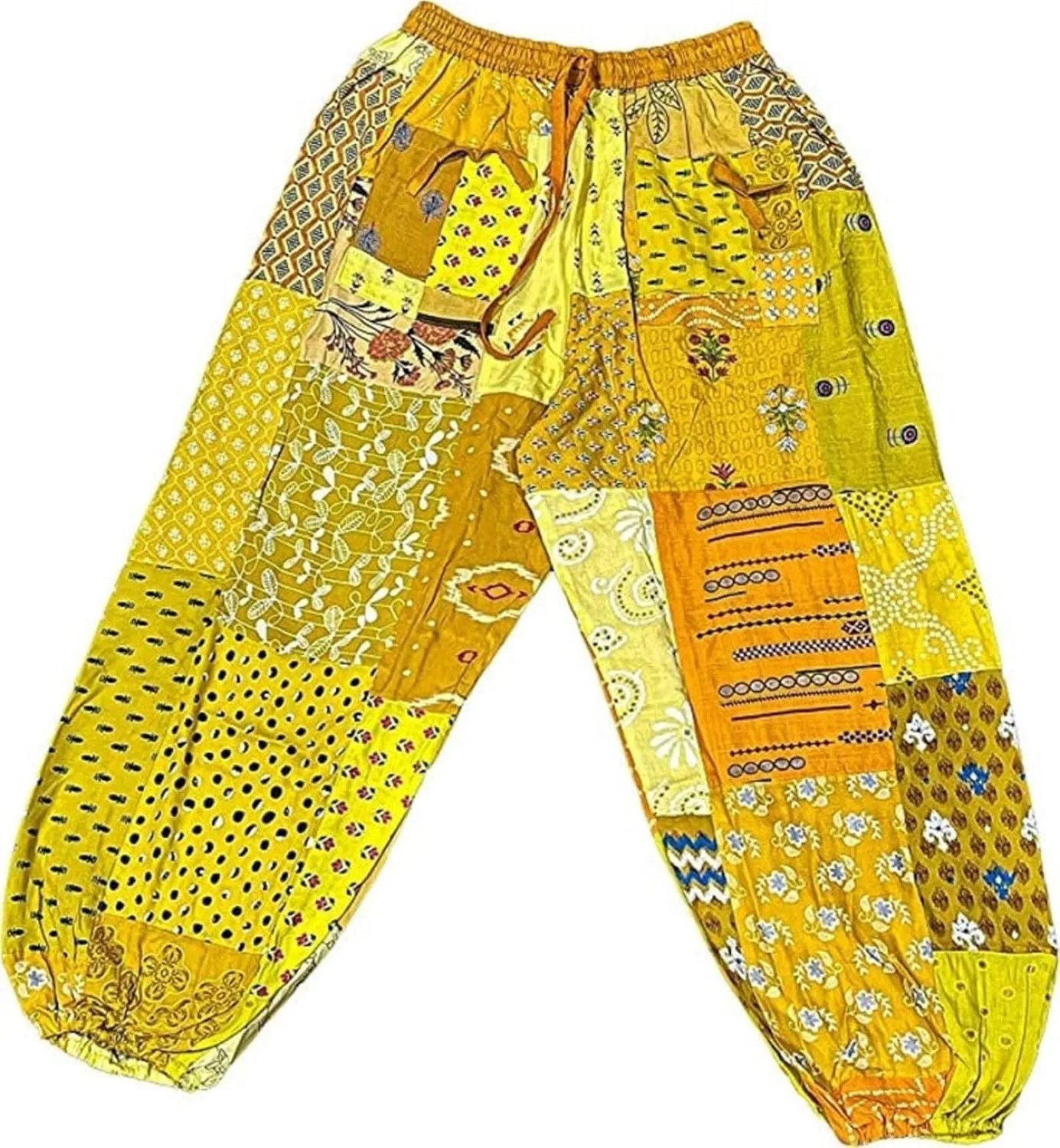 Patchwork Harem Pants, Women Harem Pants, Patchwork Harem Pants, Cotton Unisex Harem