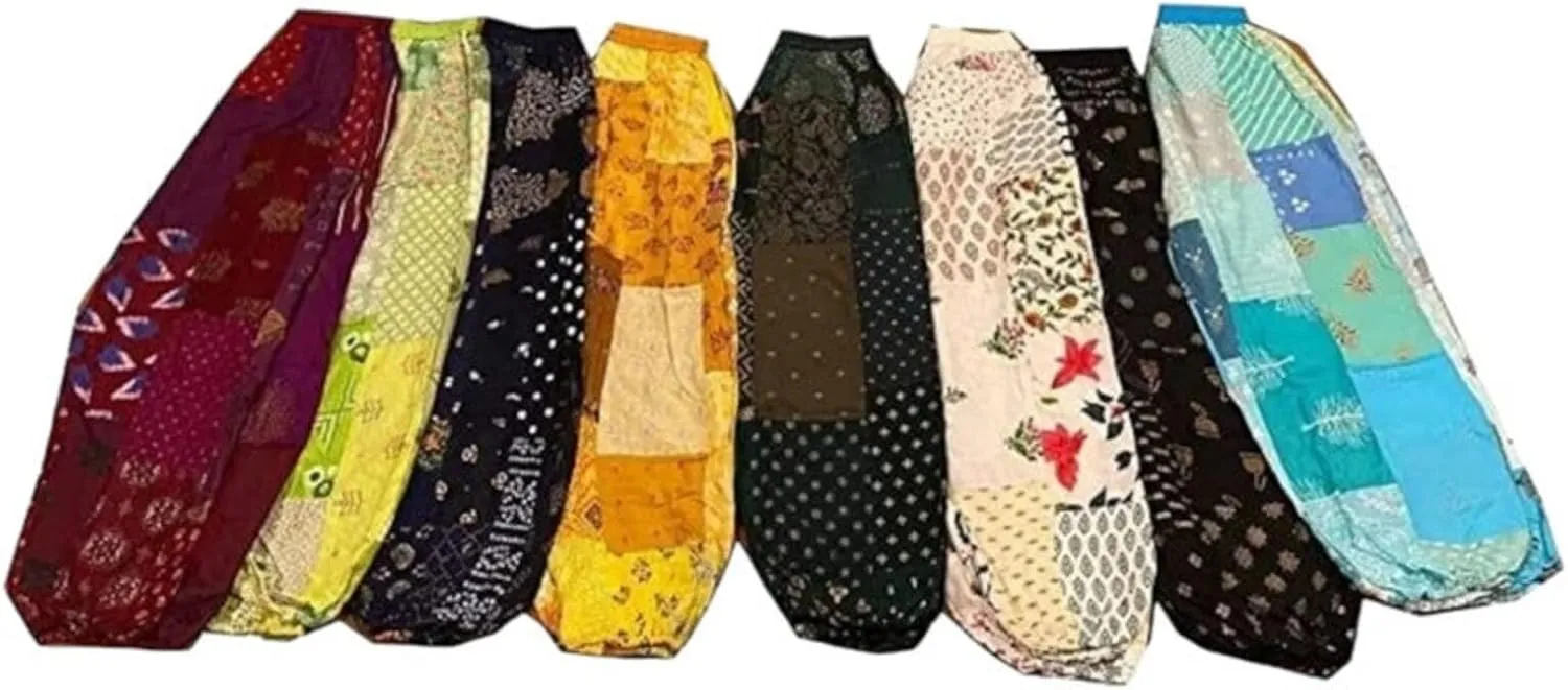 Patchwork Harem Pants, Women Harem Pants, Patchwork Harem Pants, Cotton Unisex Harem