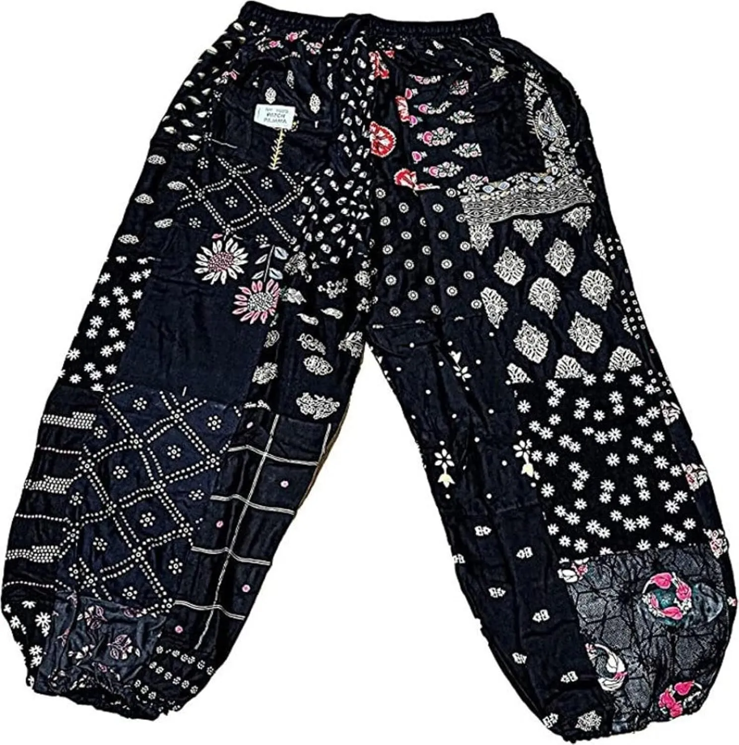 Patchwork Harem Pants, Women Harem Pants, Patchwork Harem Pants, Cotton Unisex Harem