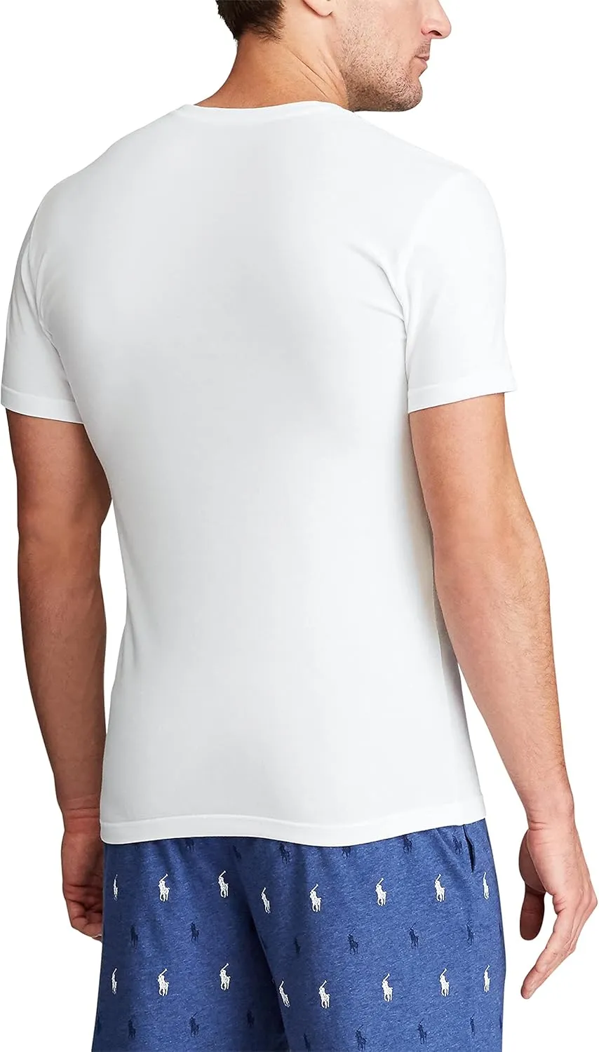 POLO Men's Slim Fit Stretch V-Neck Tee