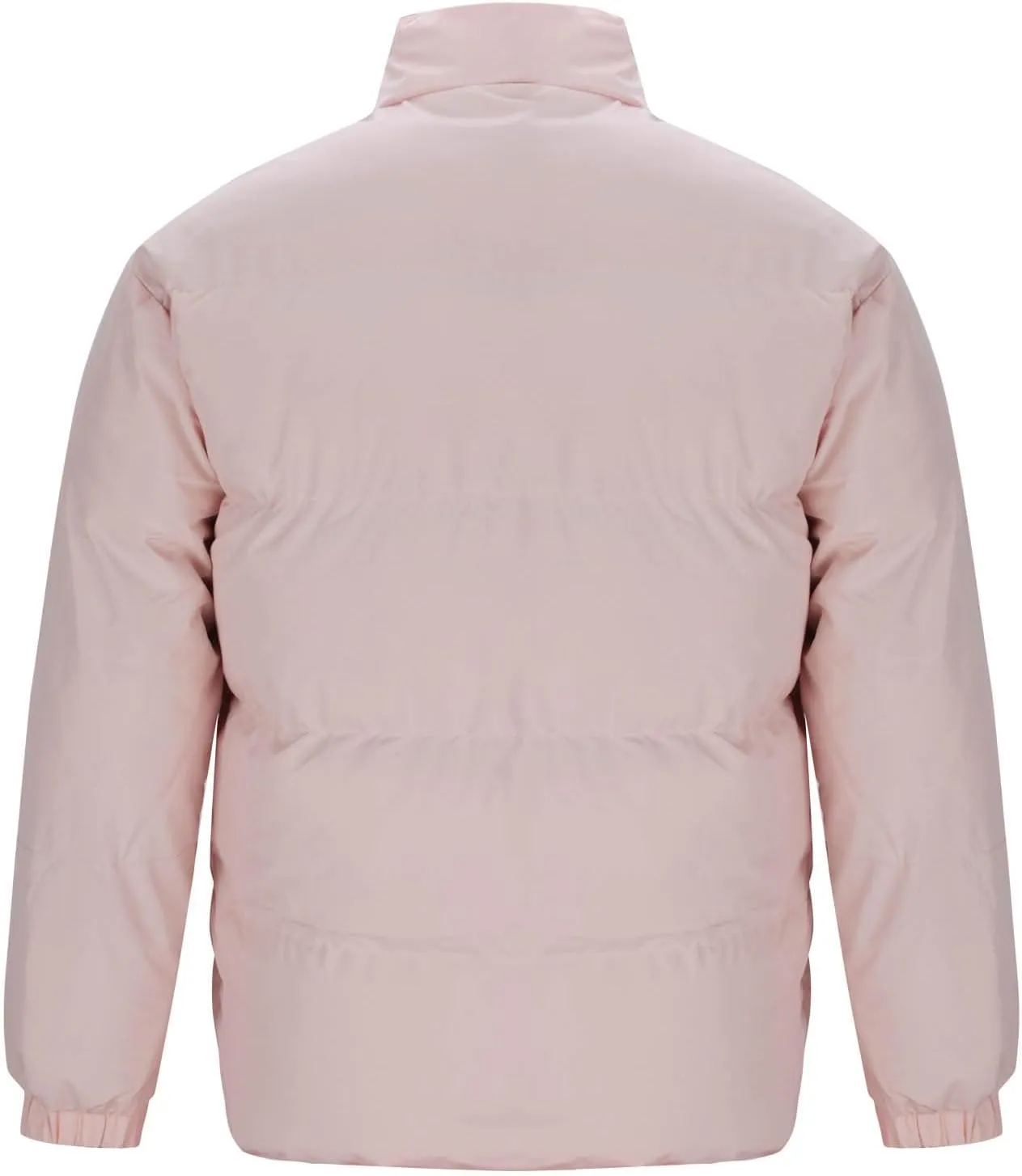 Puffer Jacket for Men Stand Collar Winter Warm Down Coats Cotton Padded Windproof Outerwear with Pockets