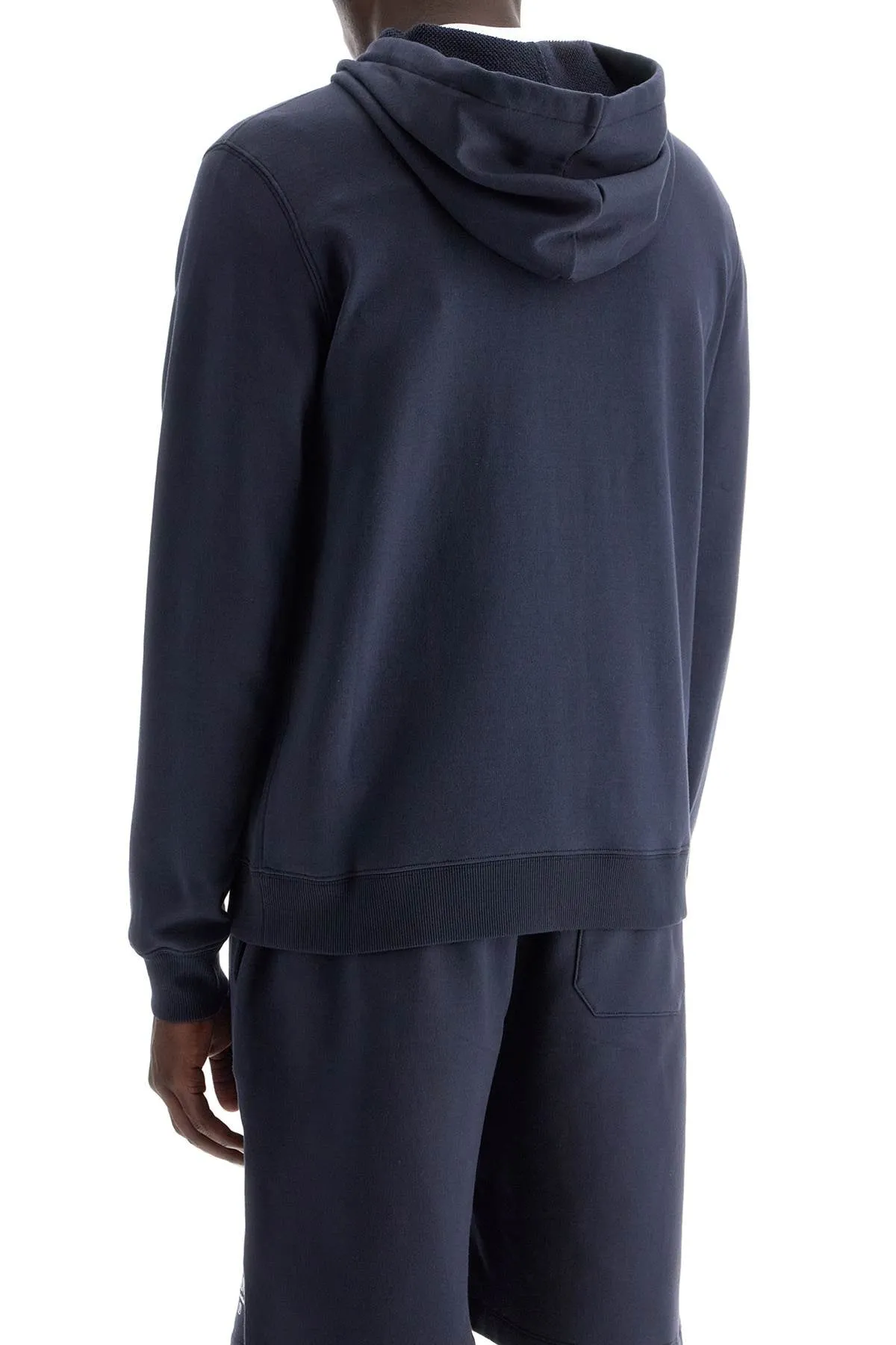 "full zip sweatshirt with logo print