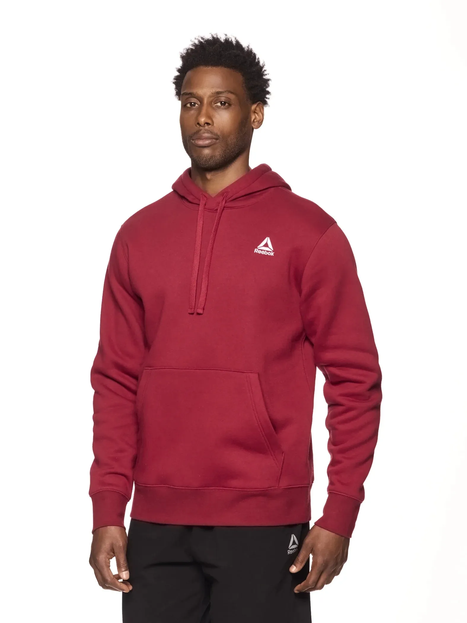 Reebok Men's & Big Men's Delta Logo Fleece Hoodie Sweatshirt, Sizes S-3XL