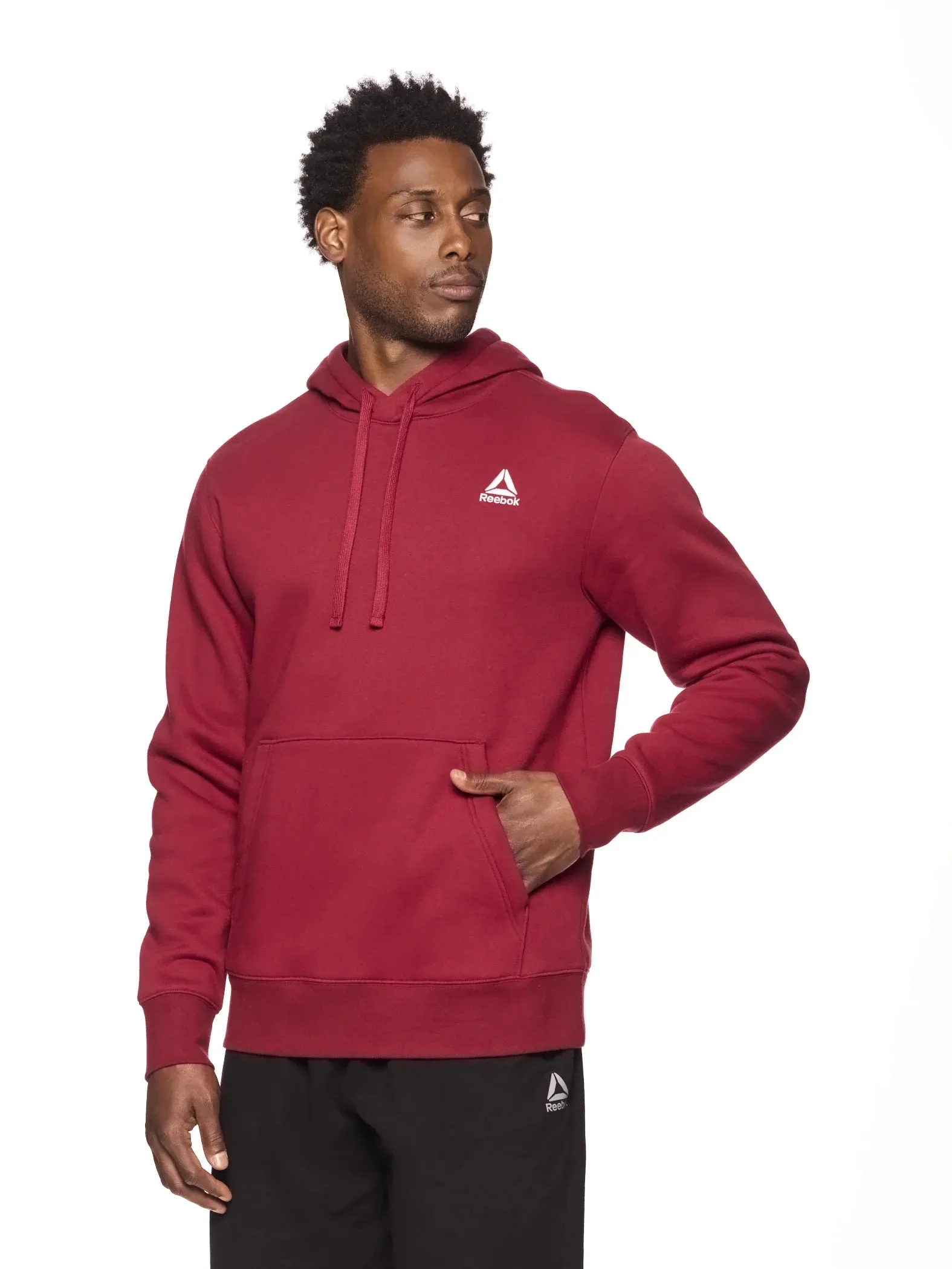 Reebok Men's & Big Men's Delta Logo Fleece Hoodie Sweatshirt, Sizes S-3XL