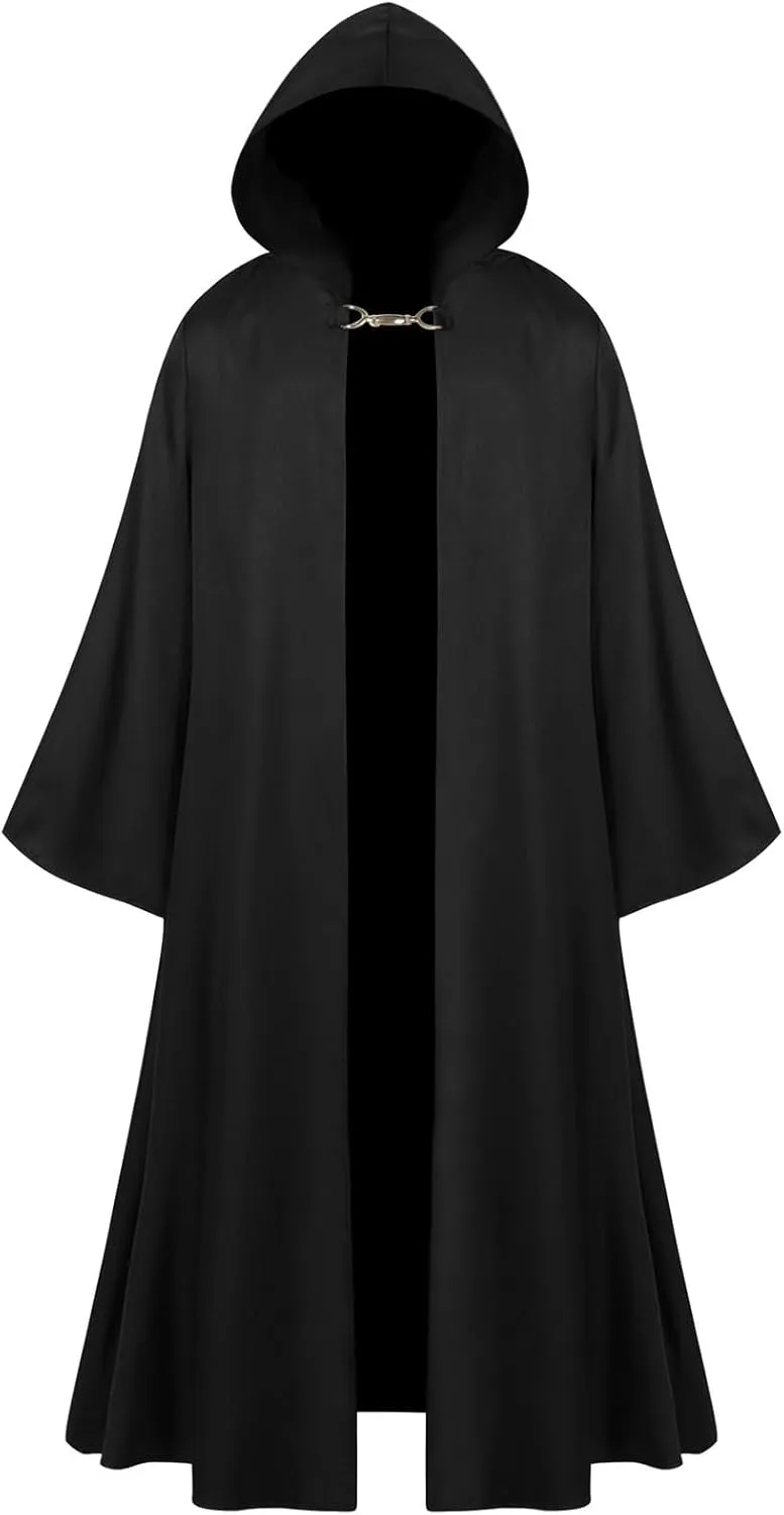 Renaissance Hooded Cape Cloak Victorian Capelet Hooded Vintage Cloak with Hood Cape Medieval Halloween Costume