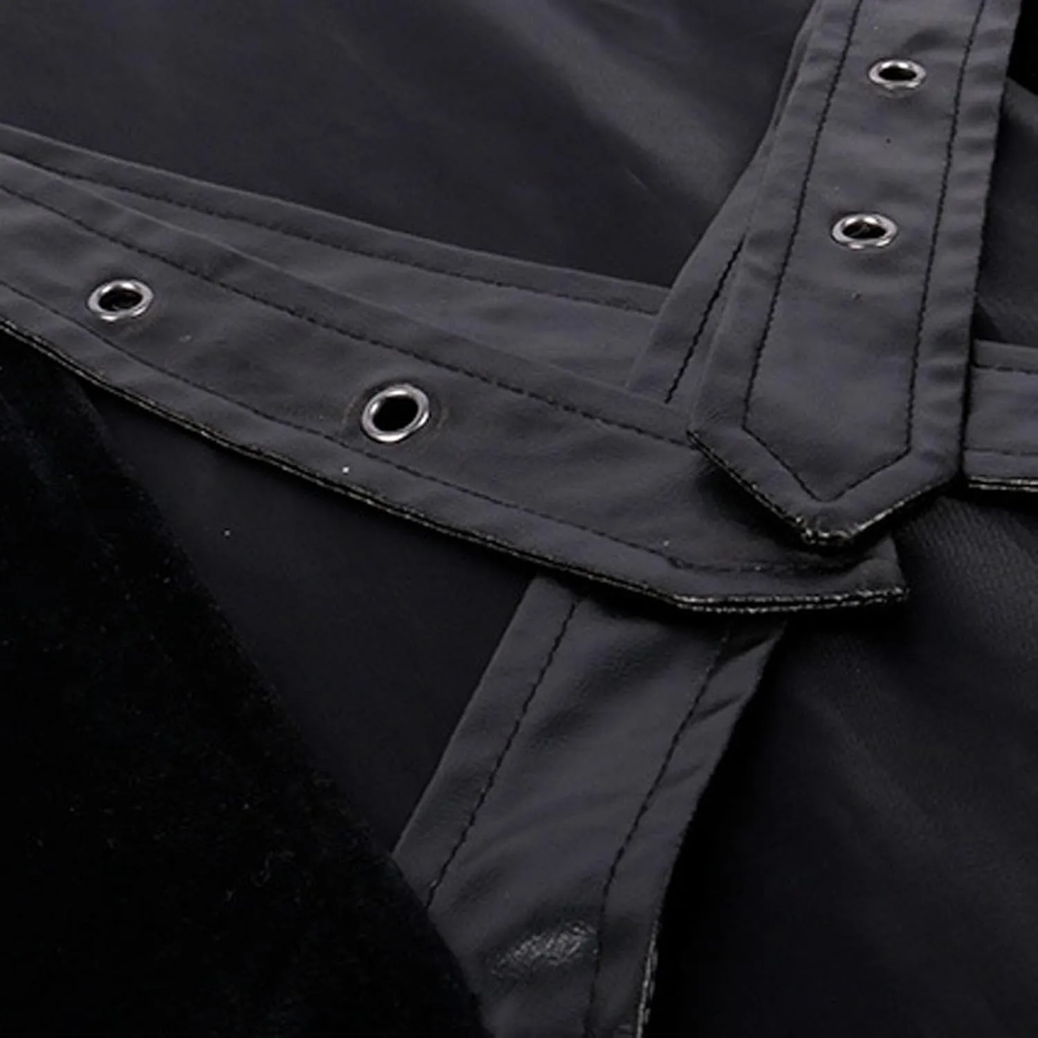 Renaissance Hooded Cloak for Men Black Fantasy Warrior Nordic Medieval Fighter Viking Lord Halloween Cosplay Costume