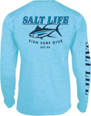 Salt Life Men's Tuna Town Long Sleeve Performance Tee