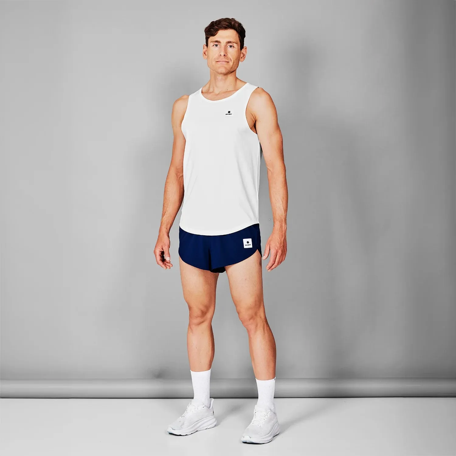SAYSKY Men's CC Combat Singlet White