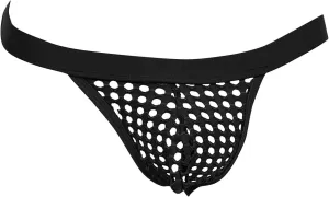 Sexy Underwear for Men Stretch Fishing Net Pouch G-String Thong Soft Breathable Bikini Briefs Sissy Panties