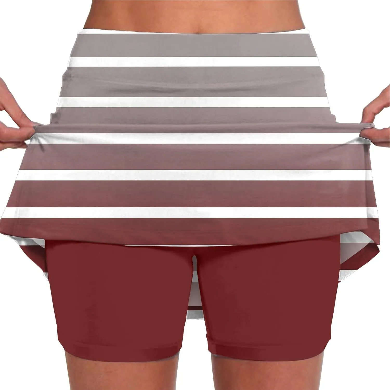 Skorts for Woman 2025 Summer with Pockets Casual Soft Breathable Tennis Golf Skirts Plus Size Pants Running Outfits