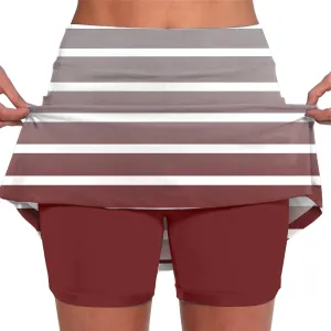 Skorts for Woman 2025 Summer with Pockets Casual Soft Breathable Tennis Golf Skirts Plus Size Pants Running Outfits