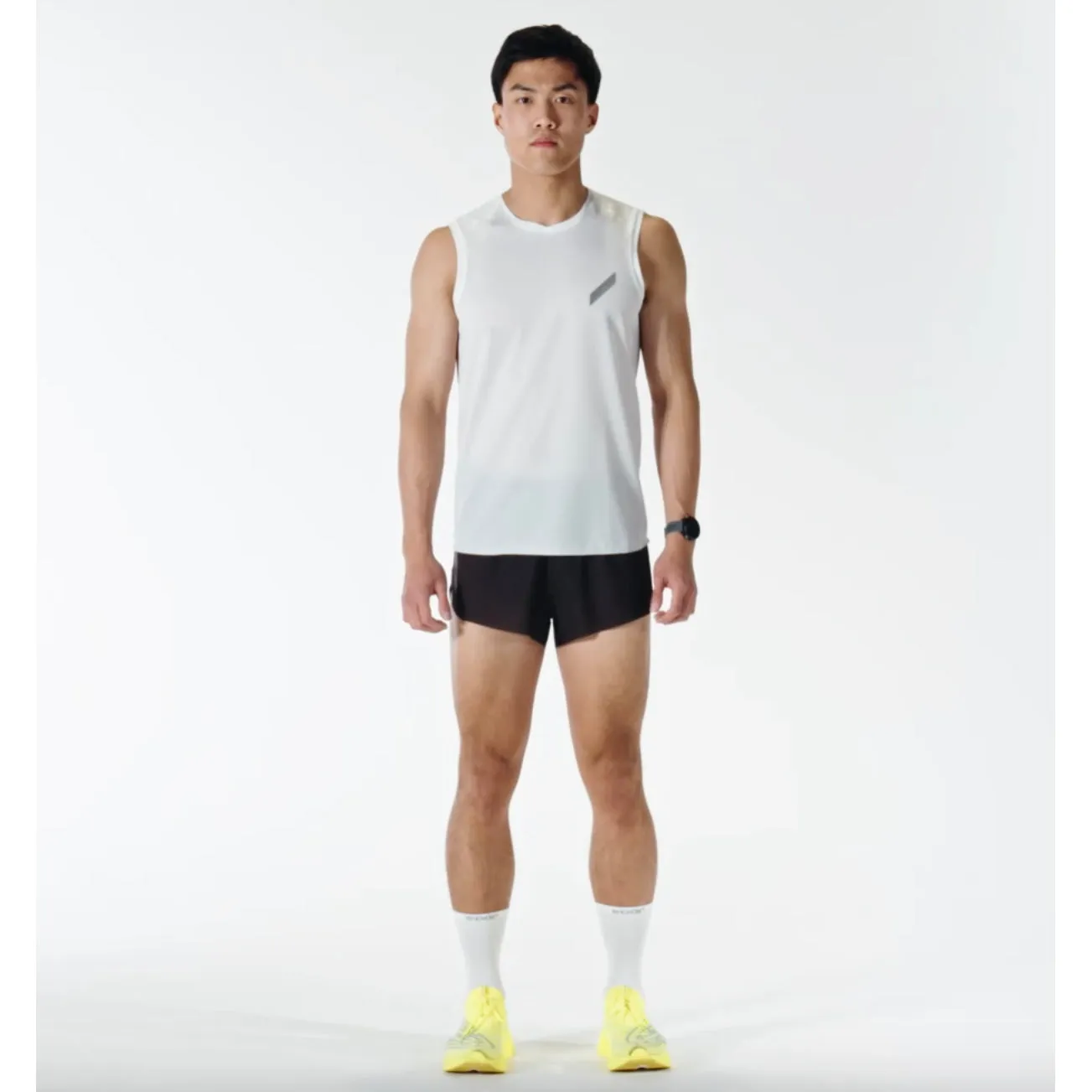 Soar Men's Singlet White