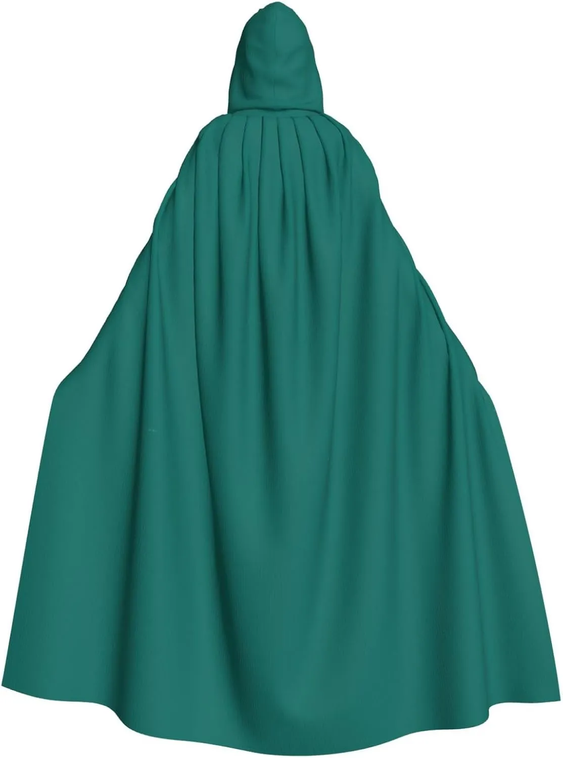 Solid dark green Printing Halloween hooded cape Hooded Cloak Suitable for cosplay costumes, Christmas parties