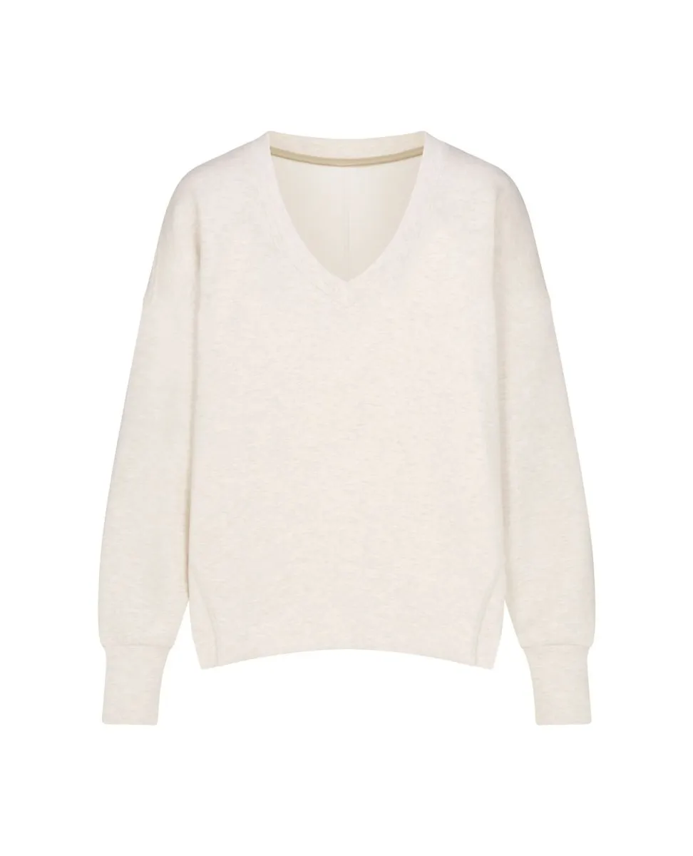 Spanx® Airessentials Brushed V-neck Tunic Heather Cream