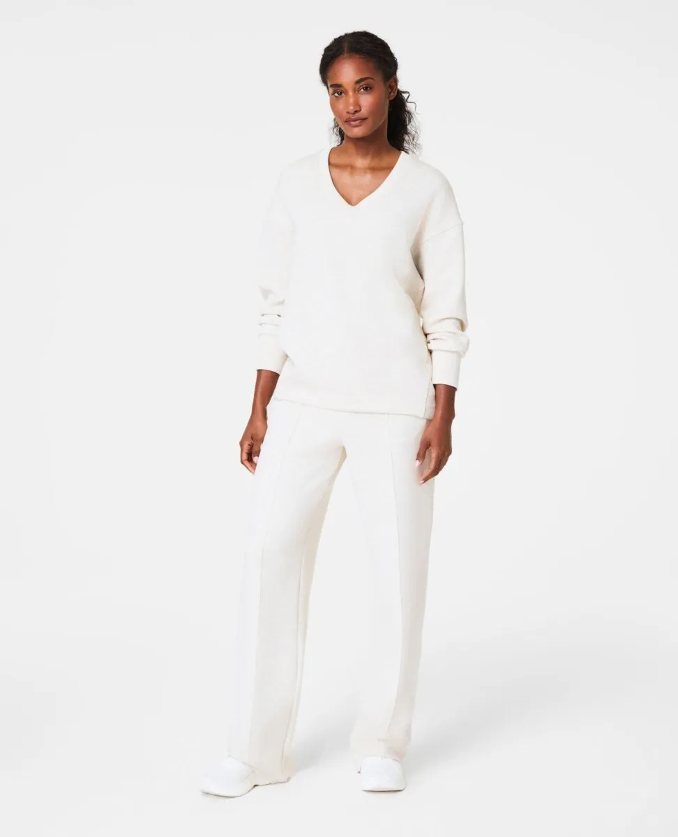 Spanx® Airessentials Brushed V-neck Tunic Heather Cream