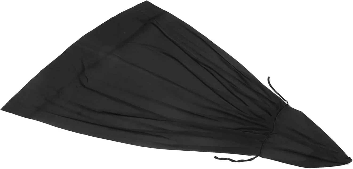 Spooky Witch Cloak Halloween Party Cape Cosplay Cape for Adults Wear-Resistant Halloween Costumes Black
