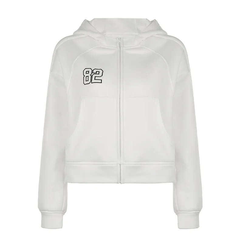 Street oversize style embroidered hoodie