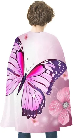 Superhero Cape Butterfly Halloween Cape for Adult Reversible Cloak Dress Up Capes for Halloween Cosplay Costumes