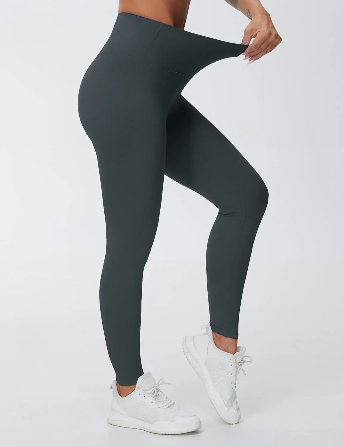 THE GYM PEOPLE Women's High Waist Yoga Leggings Ultra Stretchy Soft Breathable Tummy Control Running Workout Pants