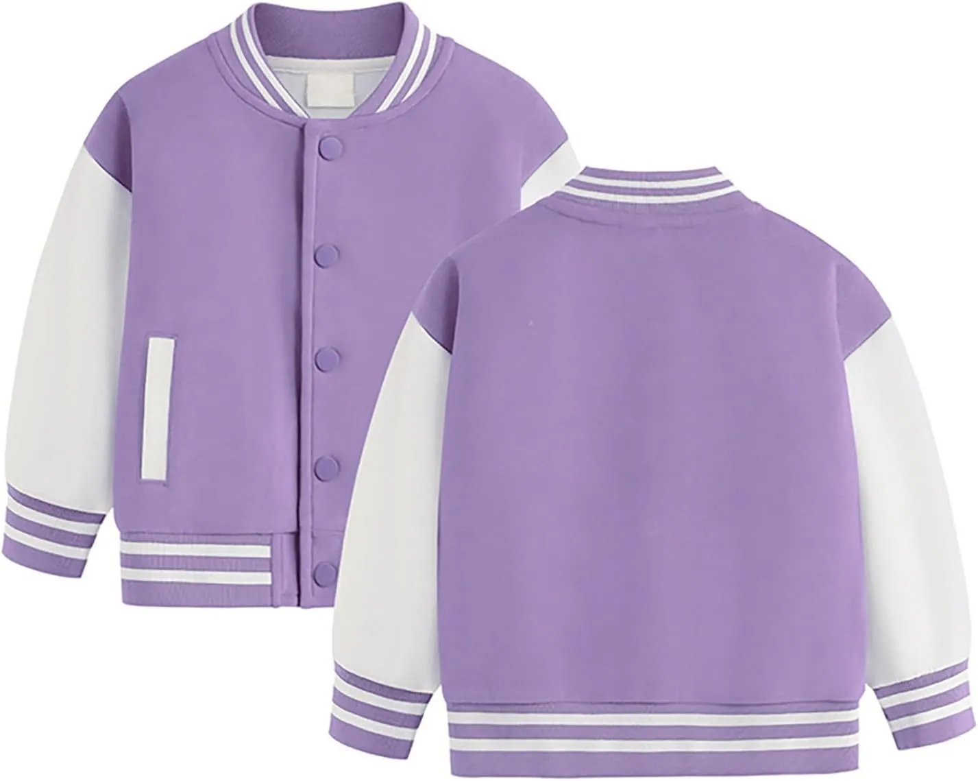 Toddler Baby Boy Girl Baseball Jacket Y2 Varsity Bomber Jackets Print Color Block Button Letterman