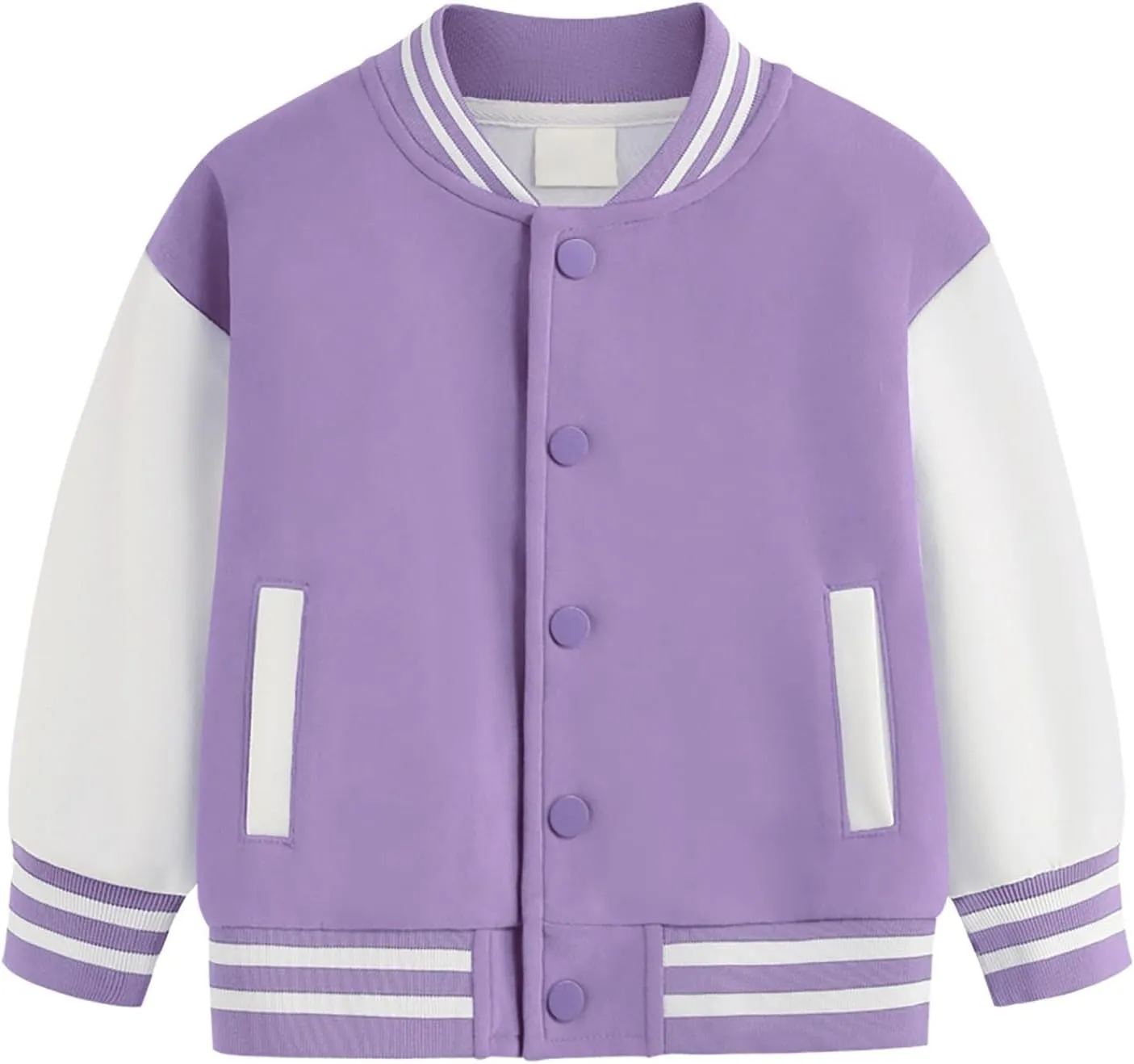 Toddler Baby Boy Girl Baseball Jacket Y2 Varsity Bomber Jackets Print Color Block Button Letterman