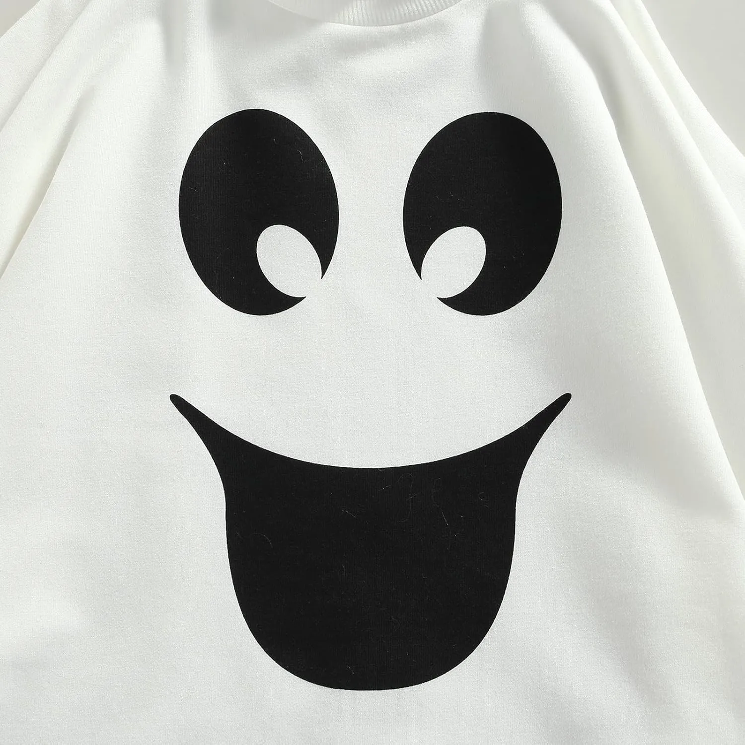 Toddler Kids Baby Girl Boy Halloween Costume Ghost Cloak Grimace Print Poncho Fancy Cape with Hat Cosplay Outfit