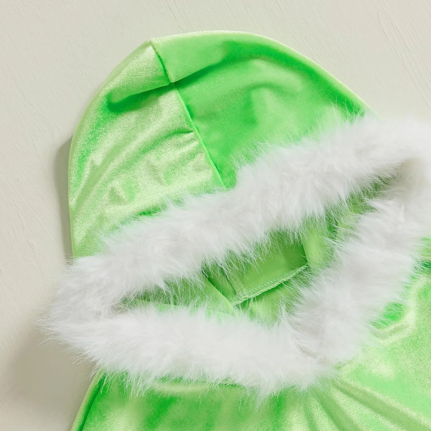 Toddler Kids Baby Girls Christmas Outfit Velvet Hooded Cloak Green Brown Cape Poncho Coat Jacket Winter Clothes
