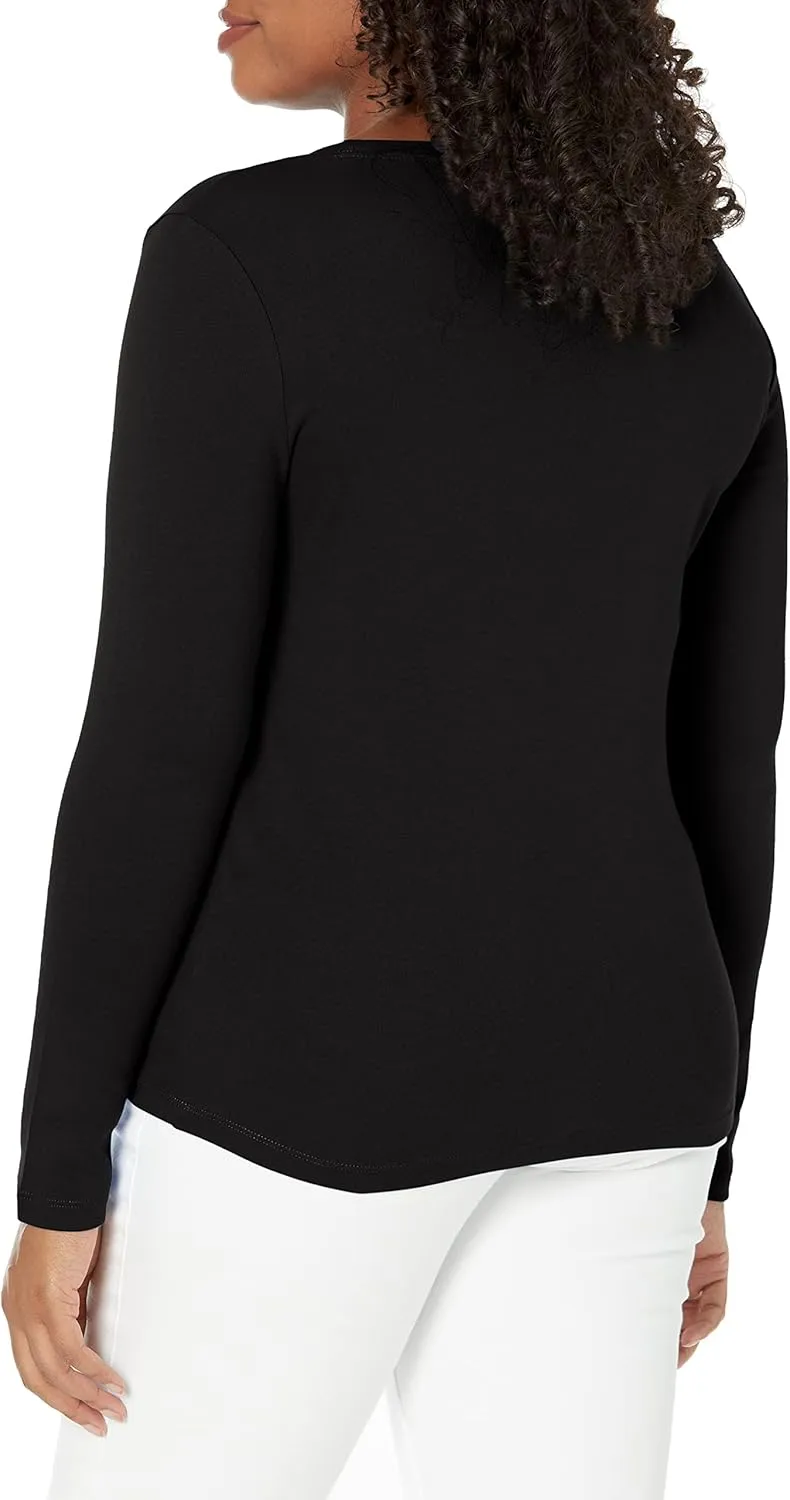 Tommy Hilfiger Women's Long Sleeve Scoop Neck Tee