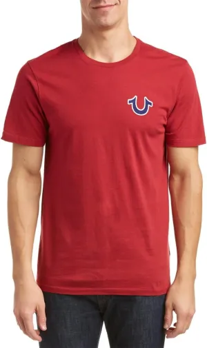 True Religion Men's Buddha Logo Short Sleeve Tee