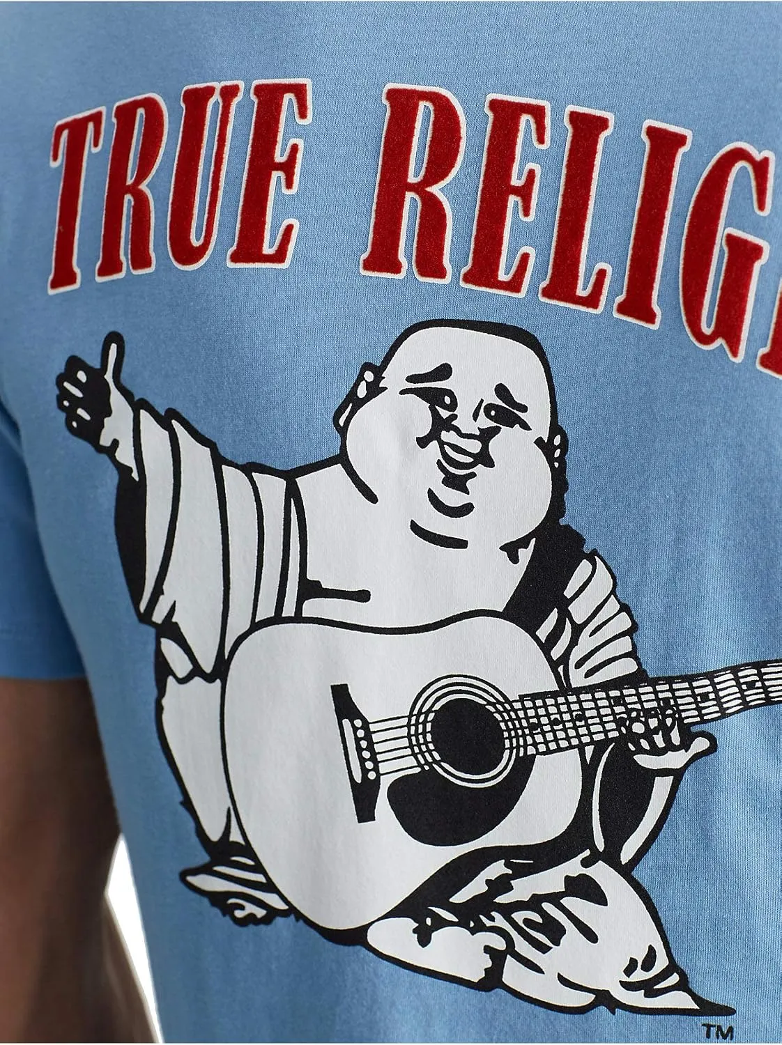 True Religion Men's Buddha Logo Short Sleeve Tee