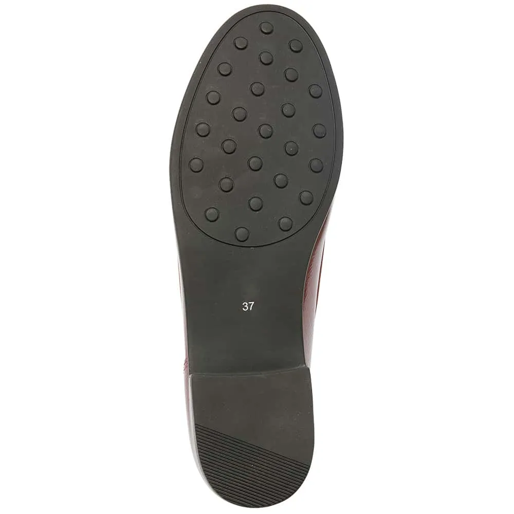 Tuscany Loafer in Cherry Patent