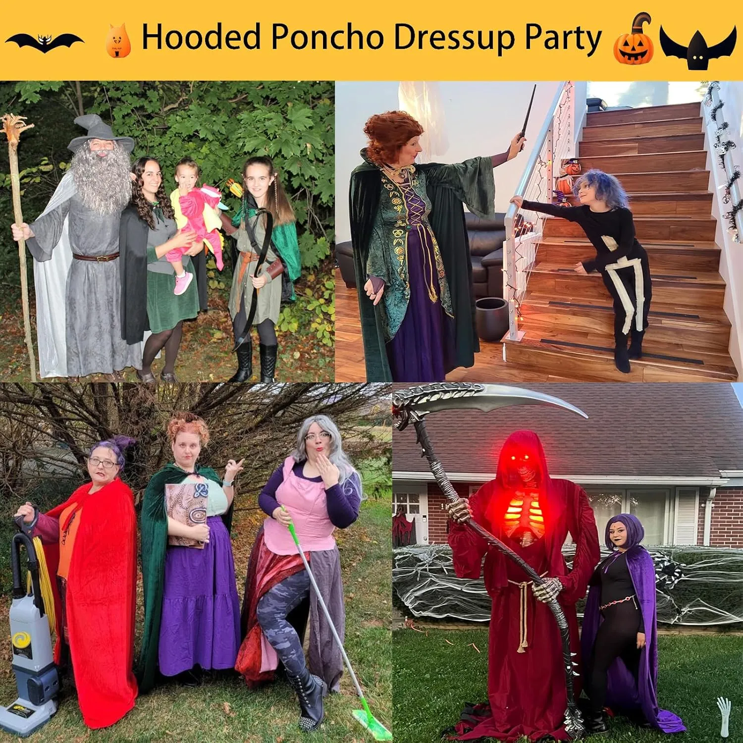 Unisex Adults Hooded Cloak Long Velvet Cape Halloween Cosplay Costumes