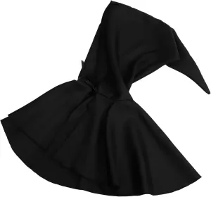 Vaguelly Halloween Cape Hat Cloak Costume Wear-resistant Polyester Party Cosplay Cape