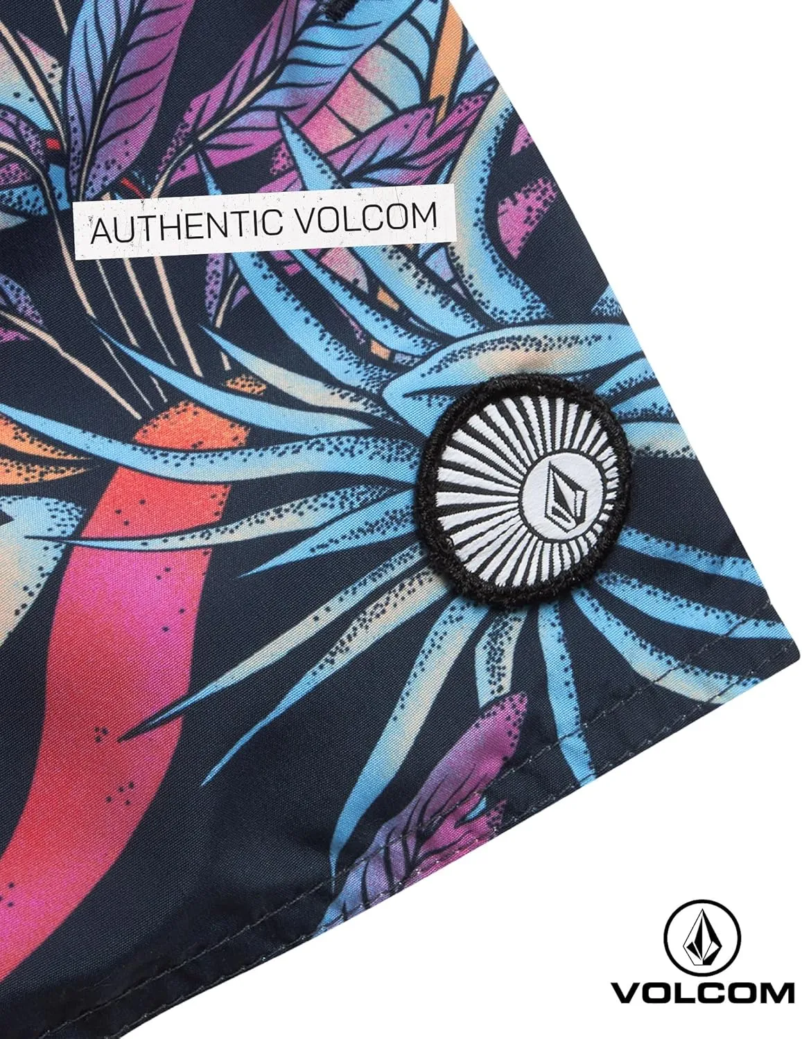 Volcom Baby Boys Swim Set - 2 Piece Long Sleeve Swim Shirt Graphic Tees & Board Shorts, Infant Toddler Little Boys Swimsuit