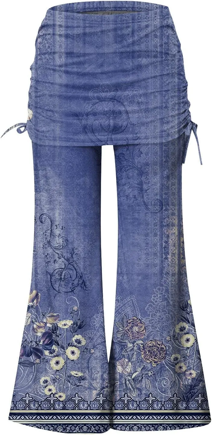 Wangxldd Ladies Casual Fasion 2023 Capri Joggers Pants High Waist Daily Wear Pants Pants Trousers for Women