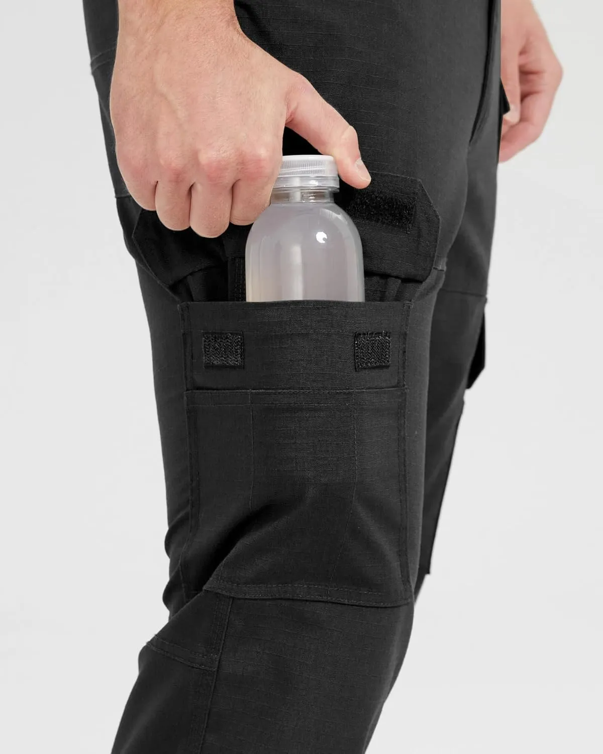 wantdo Men's Work Pants Stretch Flex Utility Cargo Tactical Pants for Men Lightweight Outdoor Hiking Pants