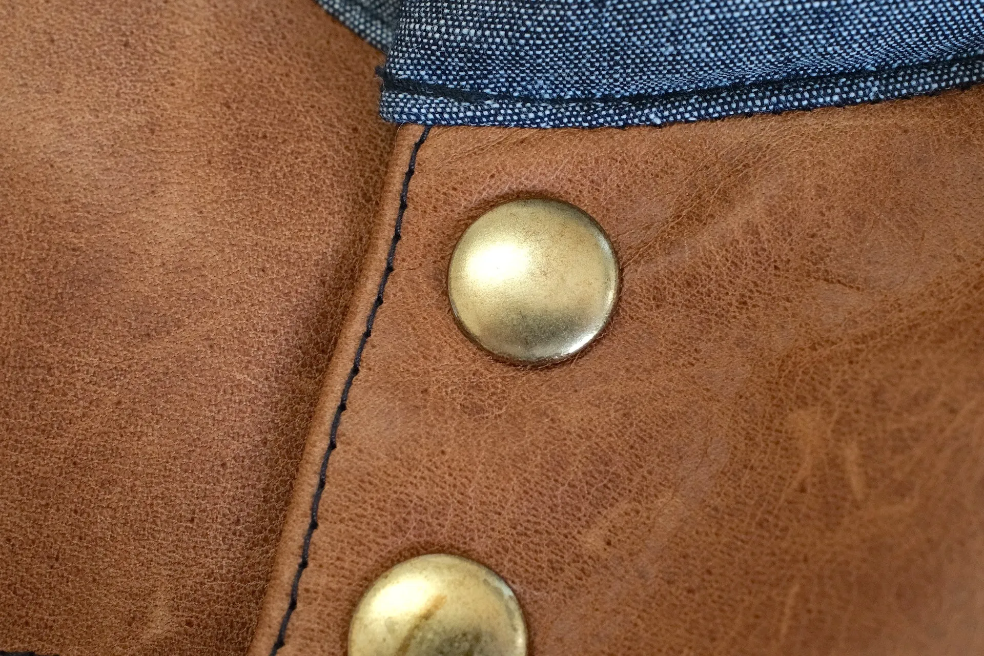 Warehouse X Rocky Mountain Indigo Chambray Down Vest