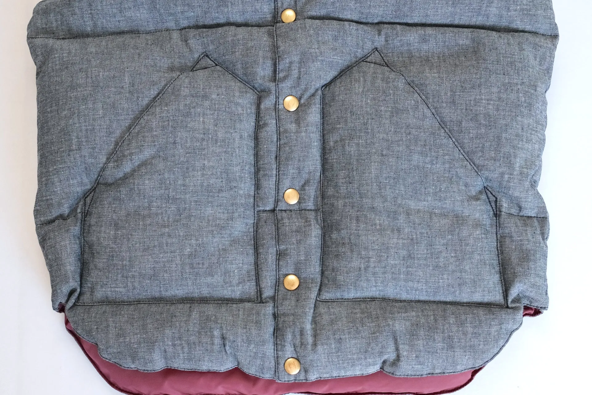Warehouse X Rocky Mountain Indigo Chambray Down Vest
