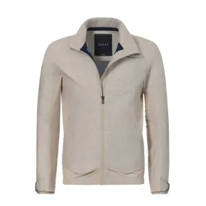 Wind Seeker 3 Layers Linen Laminated Shell Beige Jacket