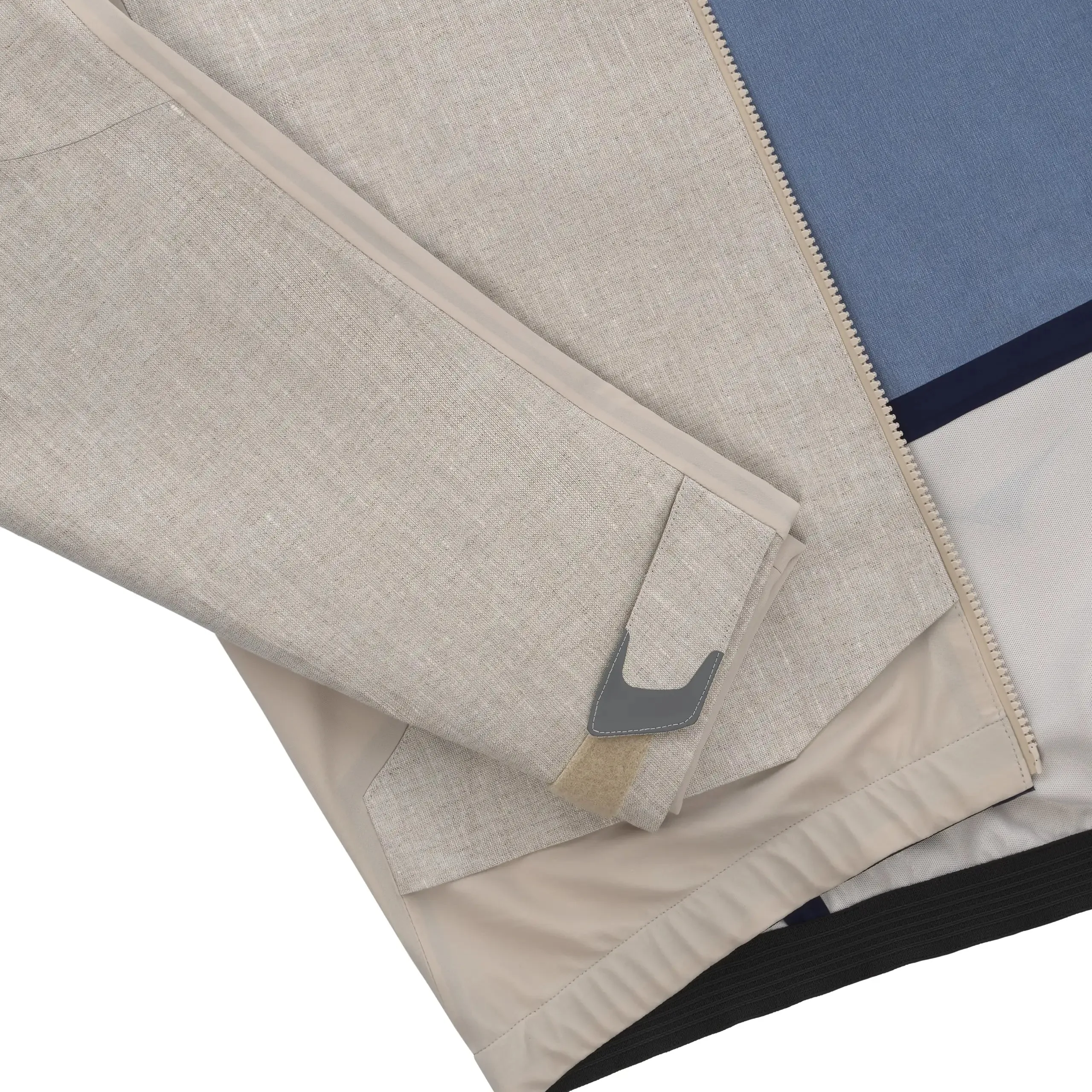 Wind Seeker 3 Layers Linen Laminated Shell Beige Jacket