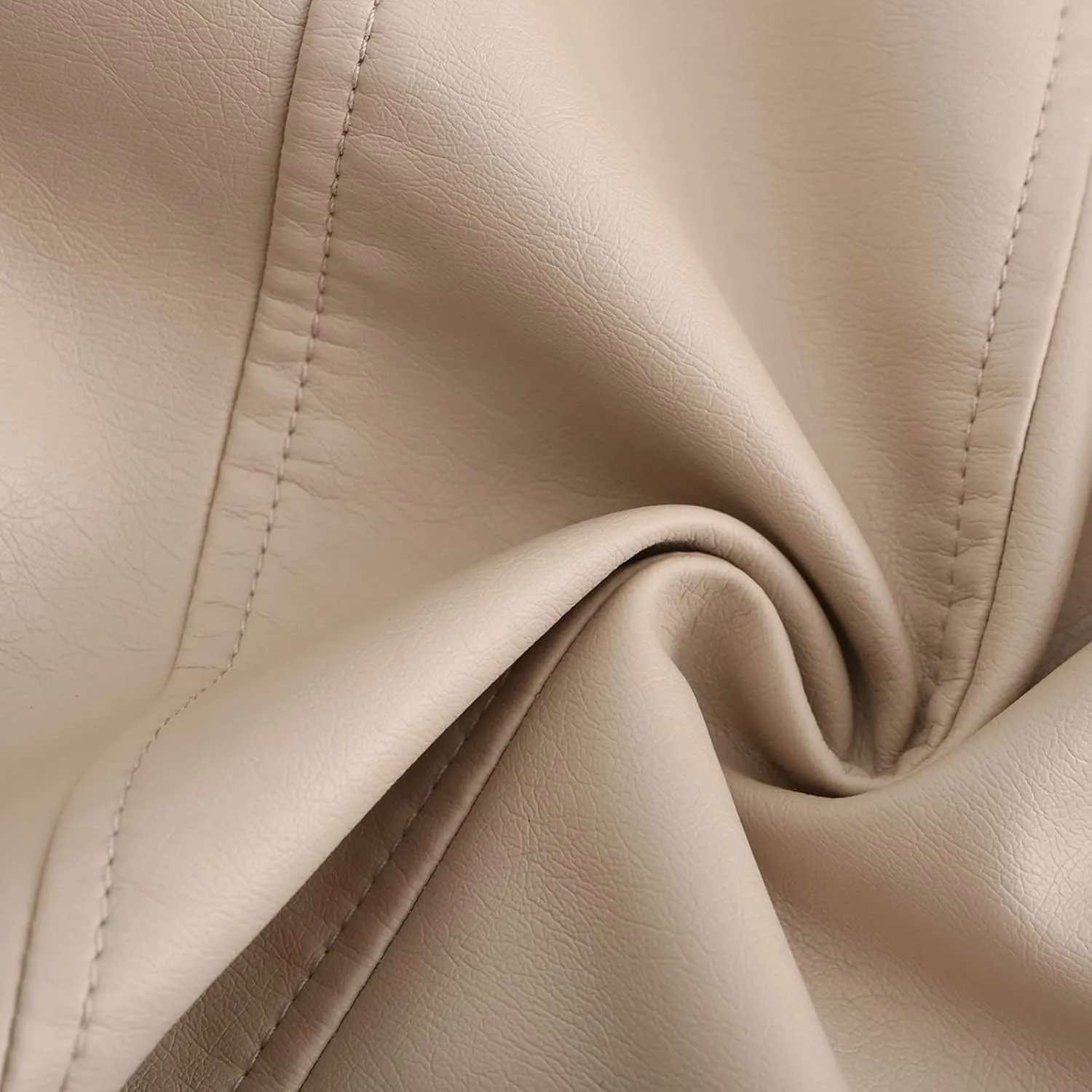 Women Leather Jacket Faux Motorcycle Coat Short Lightweight Pleather Crop Coat Fashion ZIpper Fleece Cardigan Womens Coat