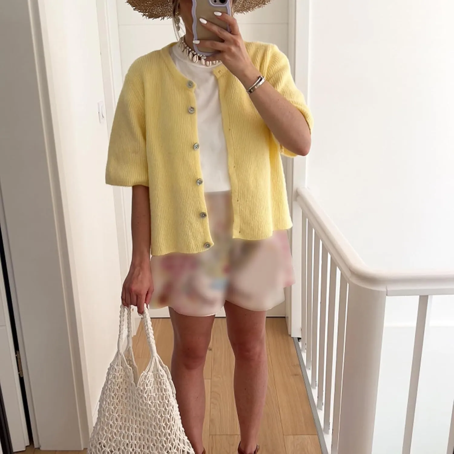 Women Y2K Crop Cardigan Sweater Crewneck Short Sleeve Button Down Knit Crop Top Teen Girls Aesthetic Cute Cardigan