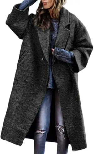 Women's 2023 Fashion Winter Coat Down Lapel Plush Plaid Coat Loose Long Coat Womens Coats Winter Womens Trench Coat