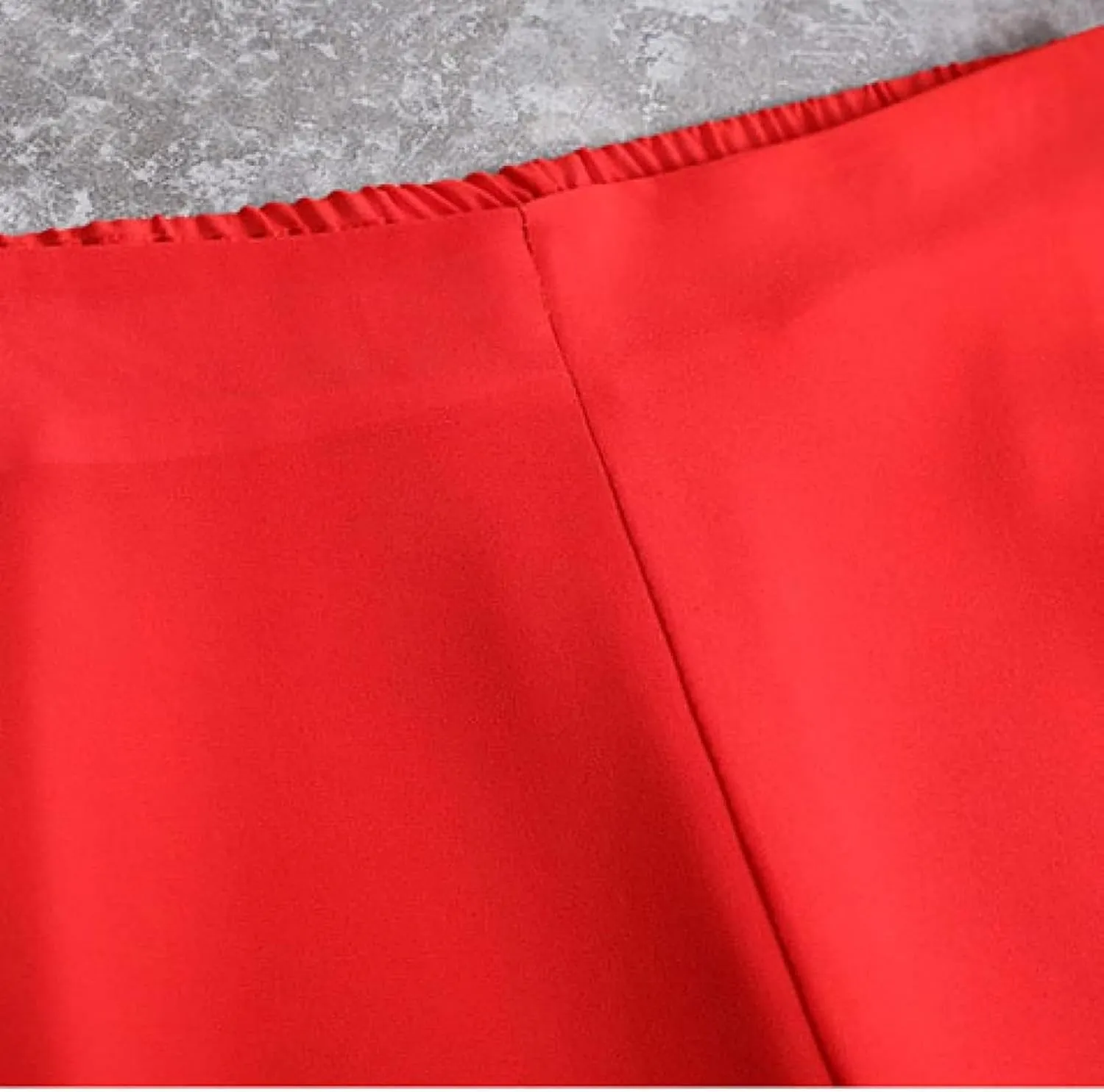 Women's Long Pants Summer Wide Leg Pants High Waist Double Layered Split Chiffon Long Pants Loose Dance Pants
