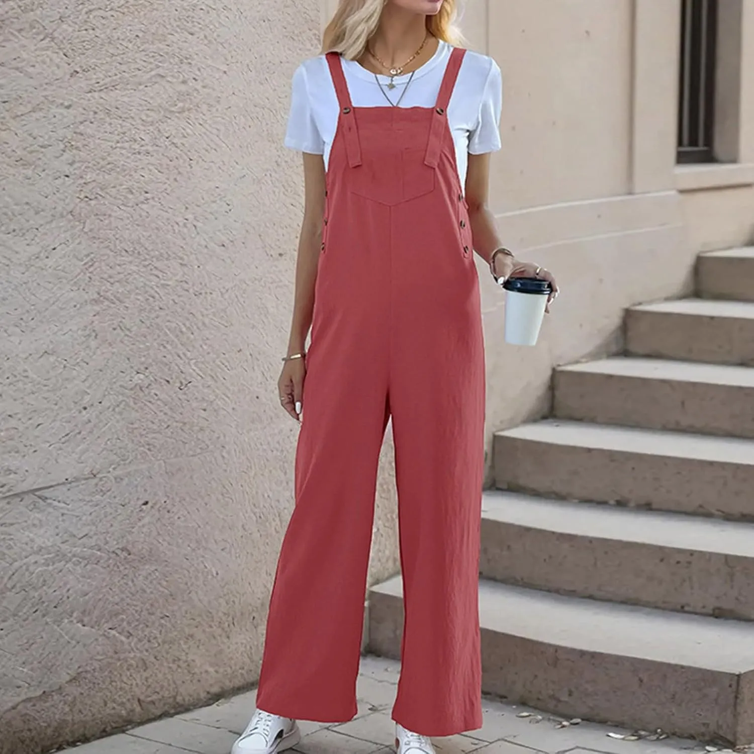 Women's Pants Casual Cargo Pants Cargo Pants One-Piece Cargo Pants Straight Casual Pants Travel Straight Pants