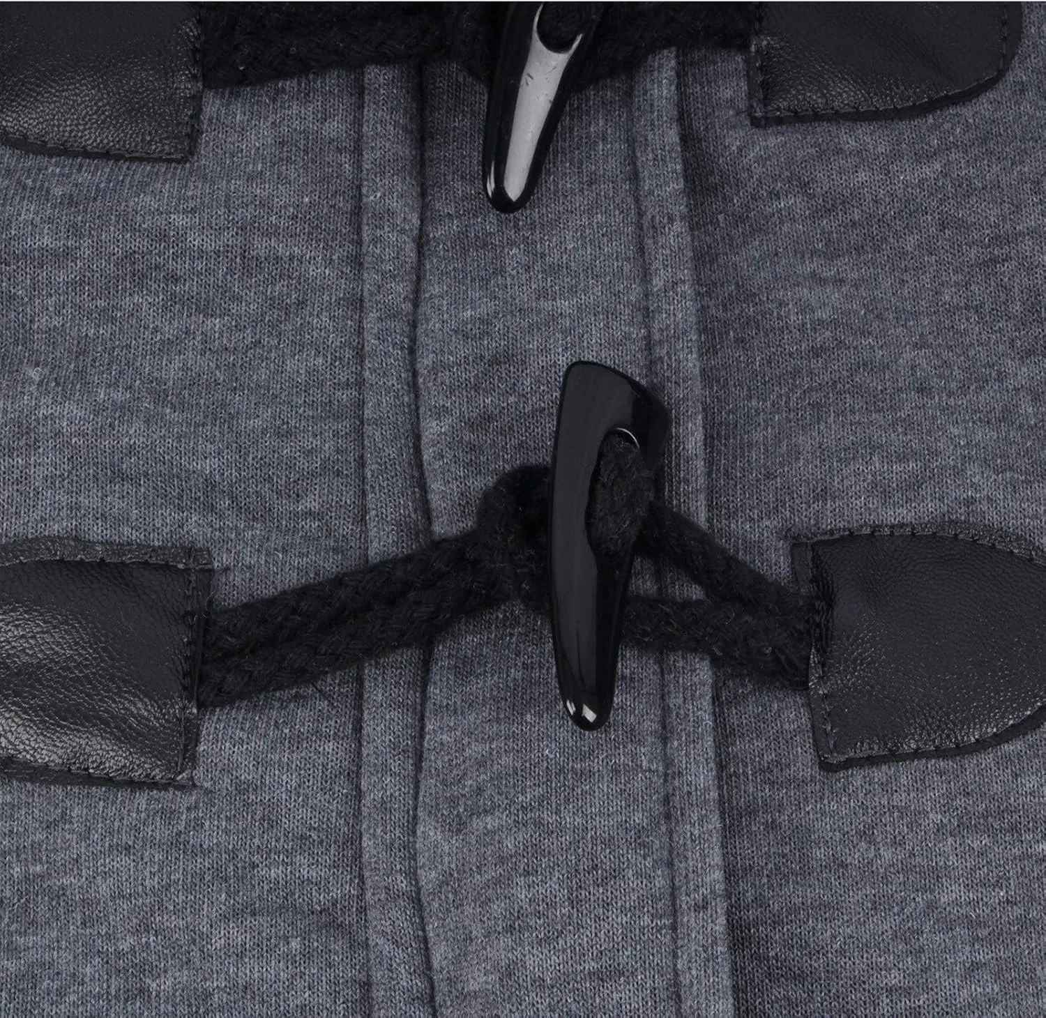 Womens Plus Size Horn Button Fleece Thicken Coat with Hood Winter Warm Jacket 2023 Fashion Casual Outerwear